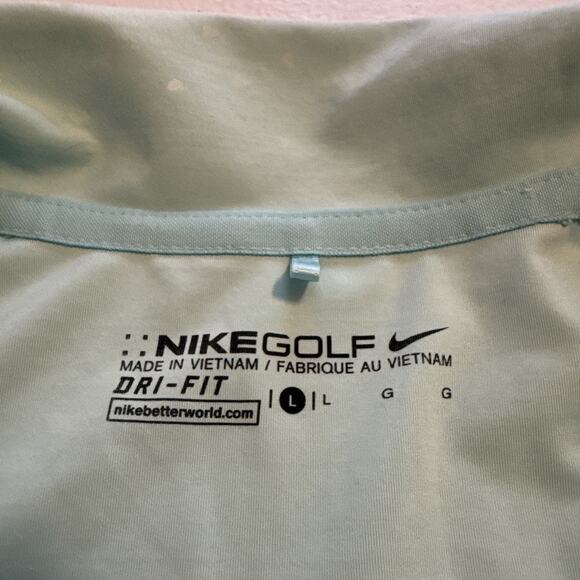 Nike Dri-Fit Golf Polo Shirt Womens Mint Size L - Picture 2 of 4